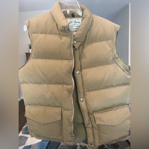 LL Bean Down Vest Mens L